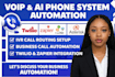 integrate ai phone system with zapier crm automation calls ivr voip pbx vapi
