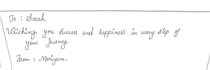 write neat handwritten notes