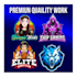 design a custom 3d game icon logo, rpg, roblox