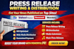 do press release distribution press release writing publish press release