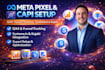 setup facebook meta pixel capi google analytics 4 for systeme io kajabi