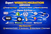 migrate ionos woocommerce framer clone website to shopify to wordpress migration