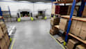 do robot arm animation, packaging machine animation and agv warehouse automation