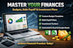 create personal budgets, debt payoff plan and investment plans