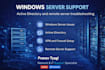 provide windows server, active directory, dns, dhcp IT support