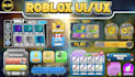 design roblox ui ux, custom gui, game ui design, scripting, and roblox gui