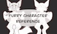 design a detailed anthro and fursuit reference sheet