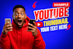 create a cinematic ai youtube thumbnail that gets clicks