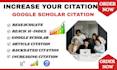 increase google scholar citation, backdated citations, researchgate citations