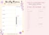 design daily, weekly and budget printable planner