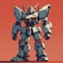 draw a mecha robot gundam illustrations
