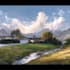 digitally paint fantasy landscape