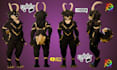 create 3d vrchat furry avatar, nsfw vtuber model, nsfw vrchat character, animaze