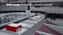 create 3d industrial video equipment factory process machinery animation