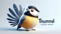do awesome modern chickadee mascot logo only 15 hours