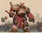 create detailed warhammer 40k oc character illustration