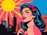 do creative pop art illustrations