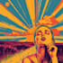 colorful pop art portrait