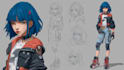 design anime character , cyberpunk character