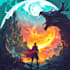design a custom fantasy, rpg, sci fi logo