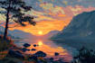 create professional landscape digital art