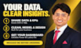 be your data analyst for power bi dashboard with dax and data modeling