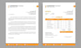 design business card, letterhead and invoice
