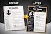 design professional ats friendly resume canva editable template bundle 2026