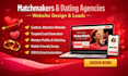 generate dating, matchmaking and singles event leads, build wix website