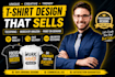 create a bulk t shirt design for teespring, merch, redbubble and printful