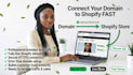 connect third party domain ecommerce domain shopify manage custom domain setting