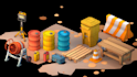create low poly assets for your game or project