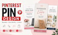 design branded pinterest pins for blogs, etsy shops, and online stores