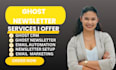 create ghost newsletter setup ghost email marketing ghost automation