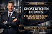 draft a commercial ghost kitchen or co warehousing license agreement