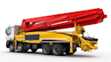 create 3d industrial animation, construction equipment animation concrete pump