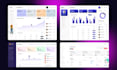 design professional dashboard, admin panel, saas in figma