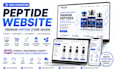 build peptide wocommerce website, peptide website, supplement website, peptide