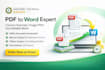 convert scanned PDF to word manually with hundredplus accuracy