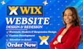 design wix website , wix website redesign and bug fixes