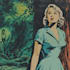 make a vintage horror comics artwork illustration