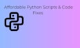 help you with python