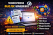 fix wp speed, malware hacked site and errors professionally