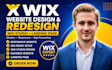 design redesign wix website wix studio business website landing page