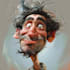 draw artistic cartoon caricatures