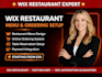 create wix restaurant menu, wix online ordering system and wix reservation page