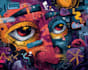 draw custom graffiti characters and backgrounds