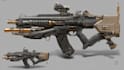 create weapon concept art for you