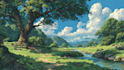 do anime background, visual novel, anime style