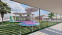 create 3d resort master plan, exterior design, landscape render,cgi playground